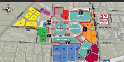 NRG stadion parkeergelegenheid kaart