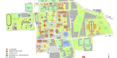 Universiteit van Houston kaart bekijken